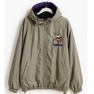 Vintage Minnesota Vikings Pro Player Hooded Jacket